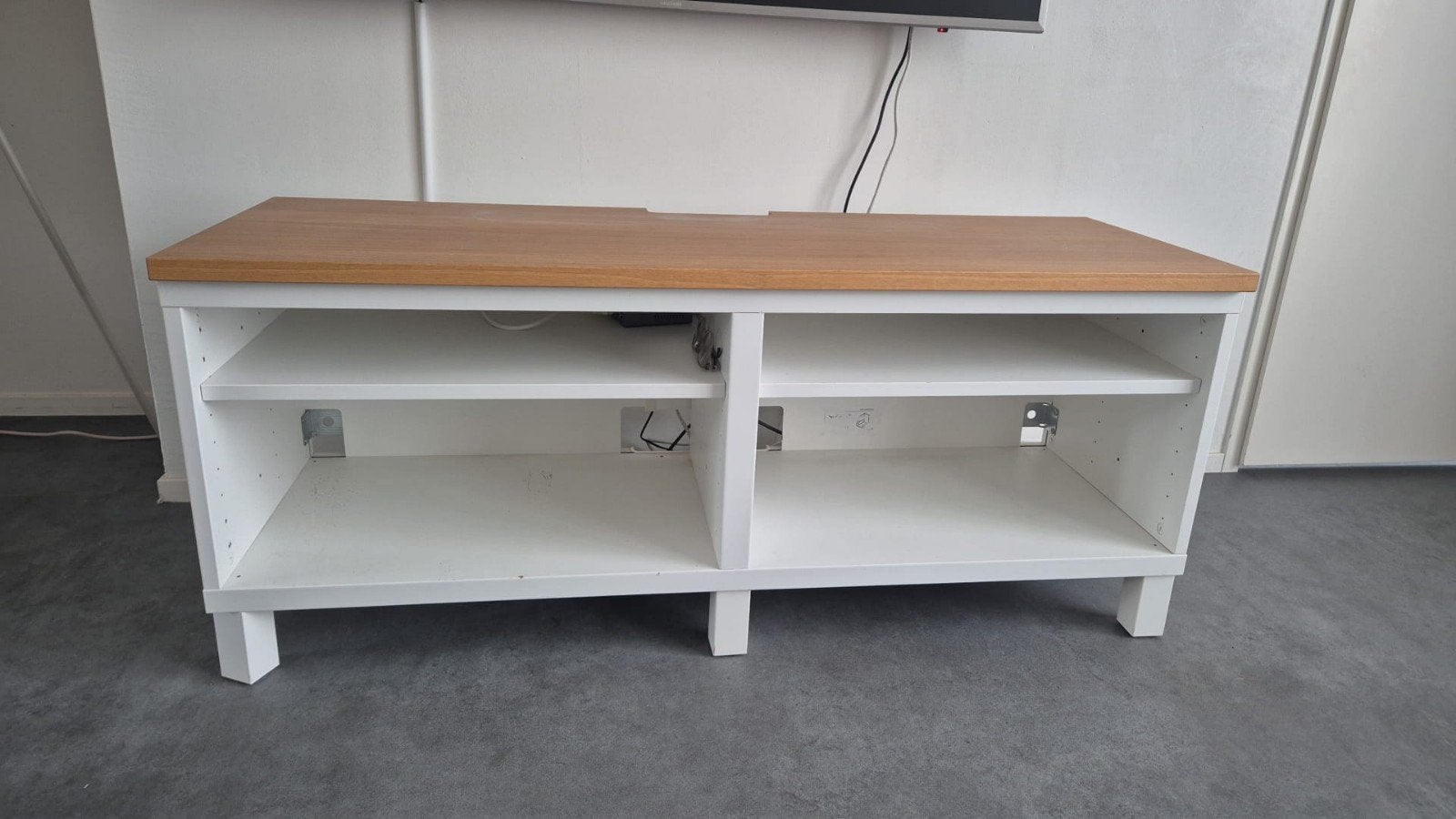Televisiekastje met vakjes - 120x42x51 cm, Gebruikt, 100 tot 150 cm, Ophalen of Verzenden, Minder dan 100 cm