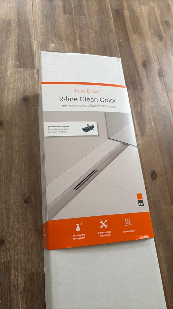 Easy Drain R-line Clean Color Douchegoot 80cm, Ophalen of Verzenden, Nieuw, Rvs, Douche