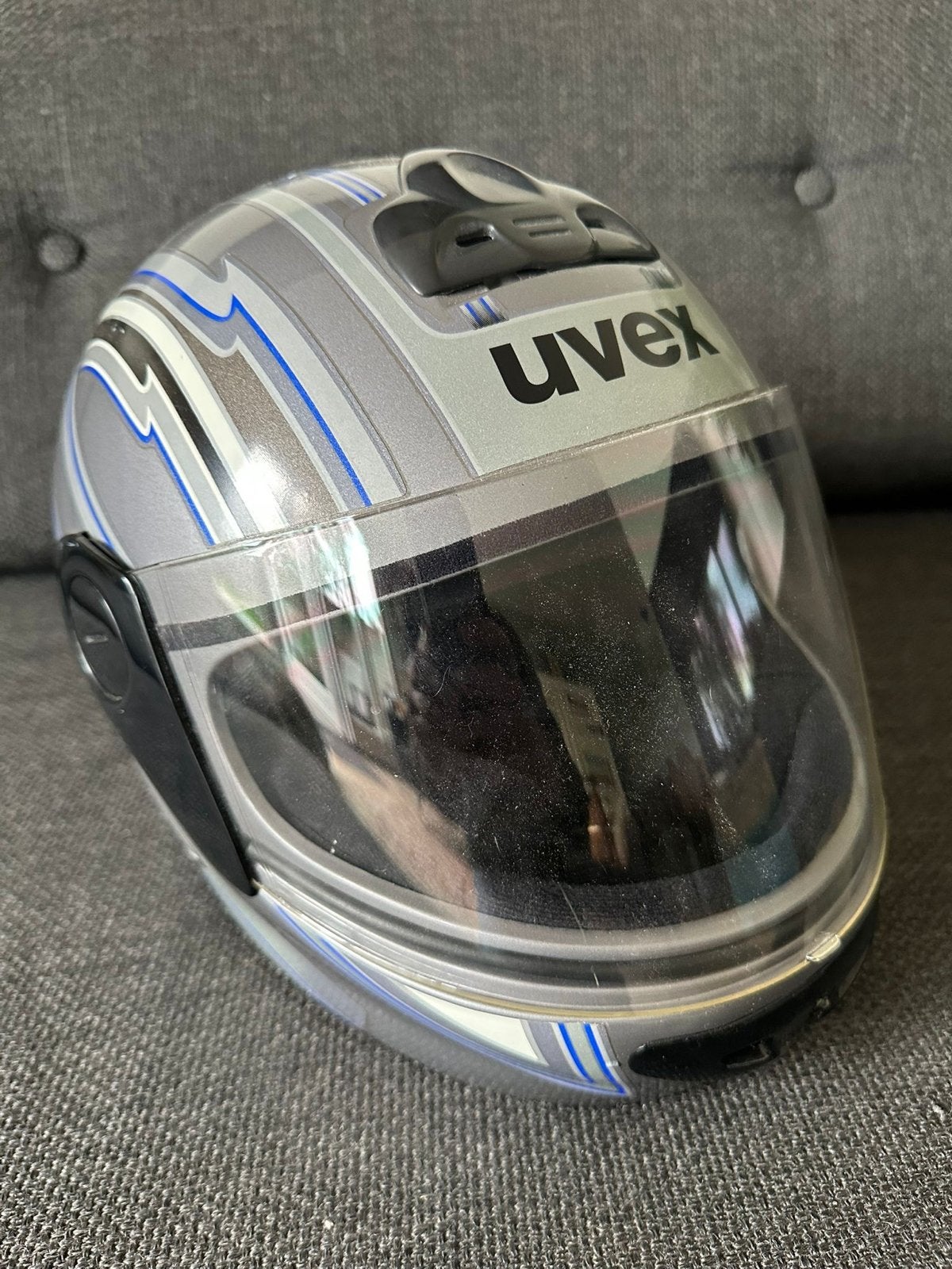 Uvex motorhelm XS - speciaal voor kinderen, Motoren, XS, Kinderen, Integraalhelm, Tweedehands