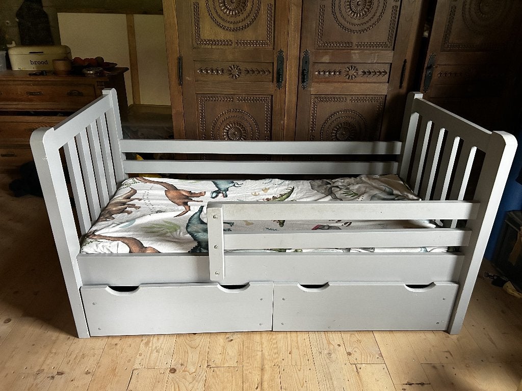 Rockwood peuterbed, Kinderen en Baby's, Kinderkamer | Bedden, Gebruikt, 70 tot 85 cm, 140 tot 160 cm, Ophalen