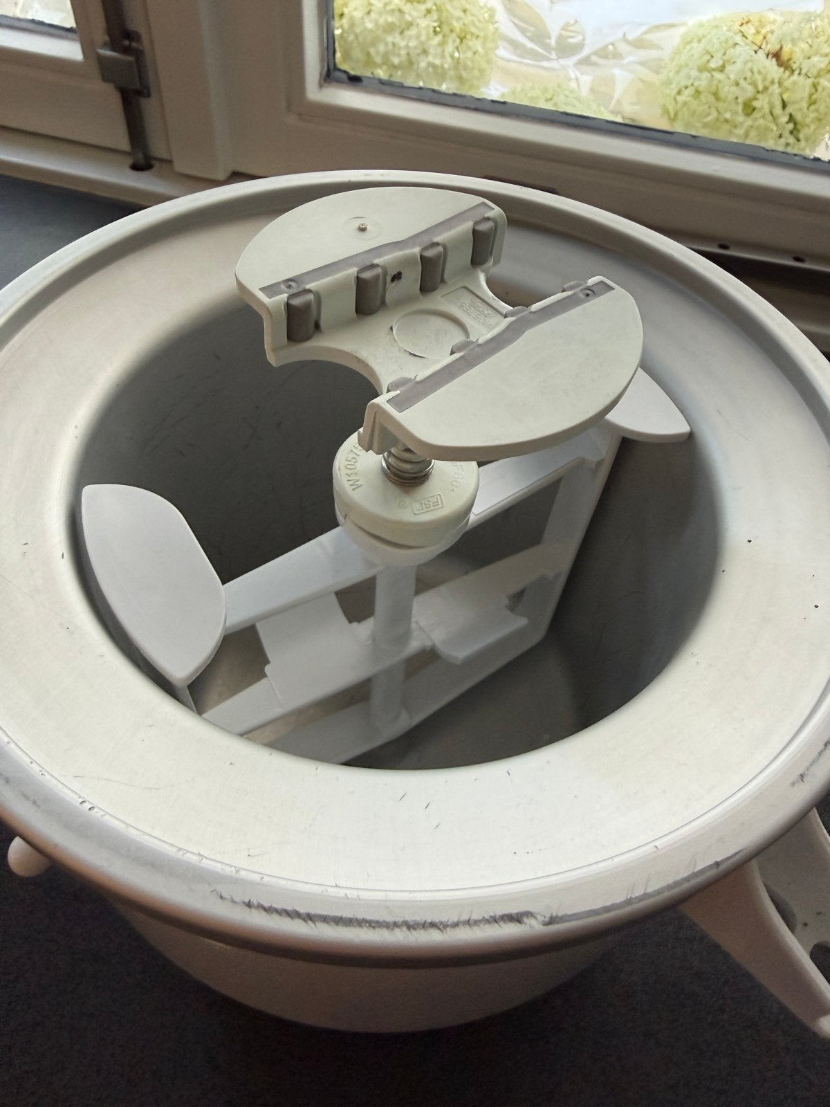 KitchenAid IJsmaker Opzetstuk met Kom - Gebruikt, Ophalen of Verzenden, Gebruikt, Koelelement