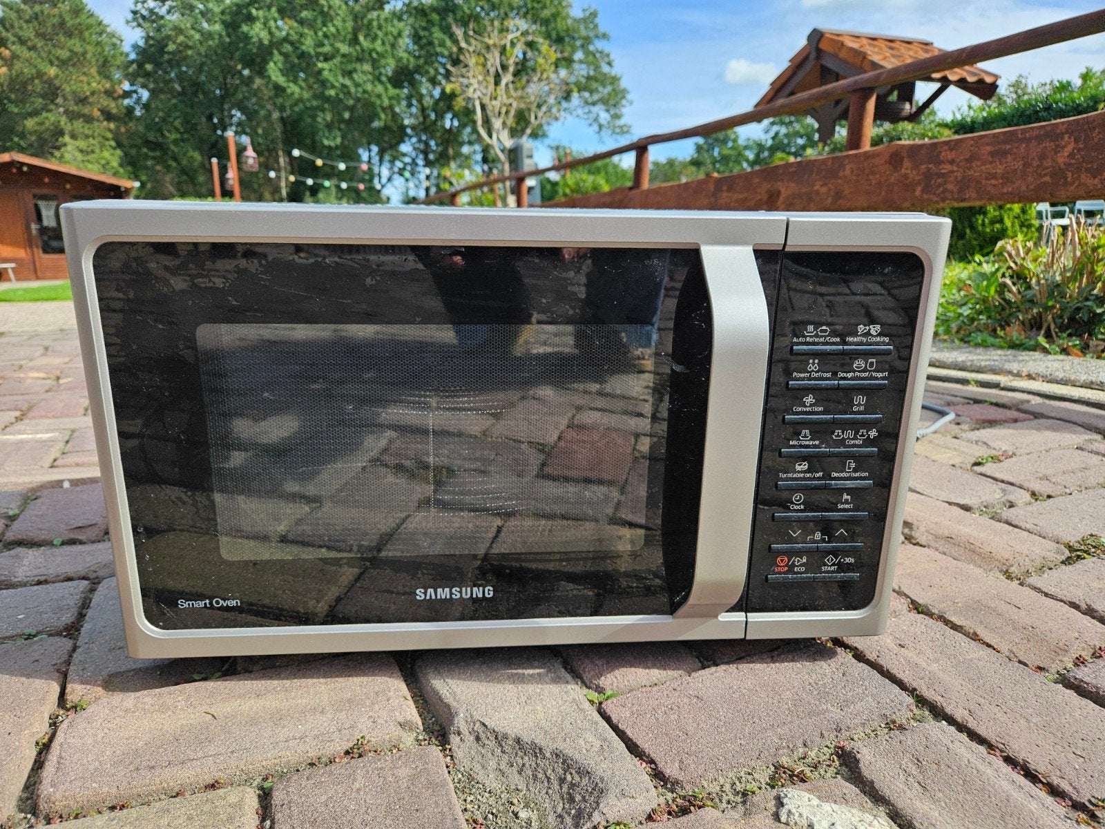 Samsung Combimagnetron - Smart Oven, Ophalen, Combimagnetron, Gebruikt, Draaiplateau