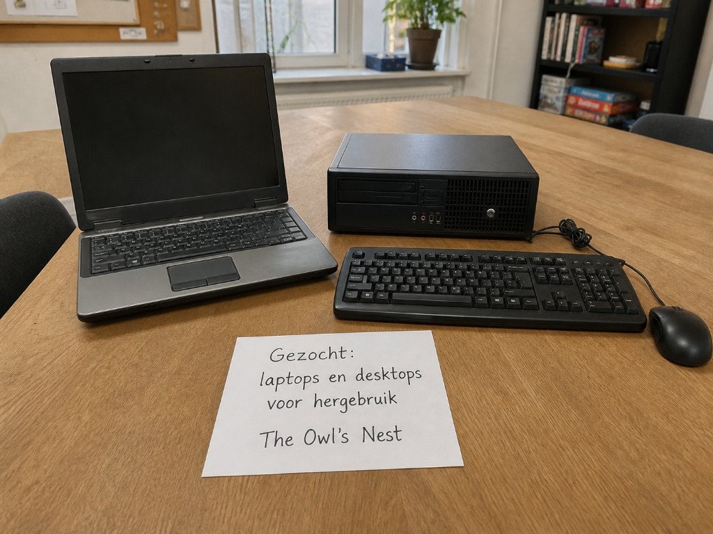 Laptops/Computers gezocht | The Owl’s Nest | Hergebruik, Computers en Software, Gebruikt, Onbekend, Onbekend, HDD