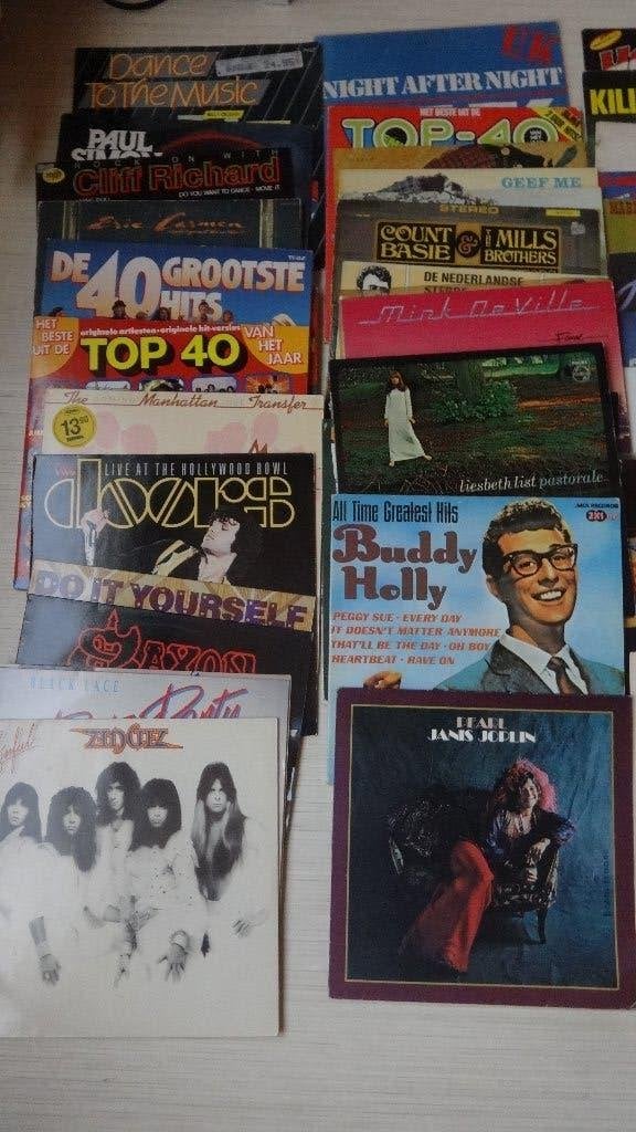130 nette lps oa. Talking Heads,Donna Summer,Janis Joplin ed, Cd's en Dvd's, LP, Gebruikt, Pop, 12 inch