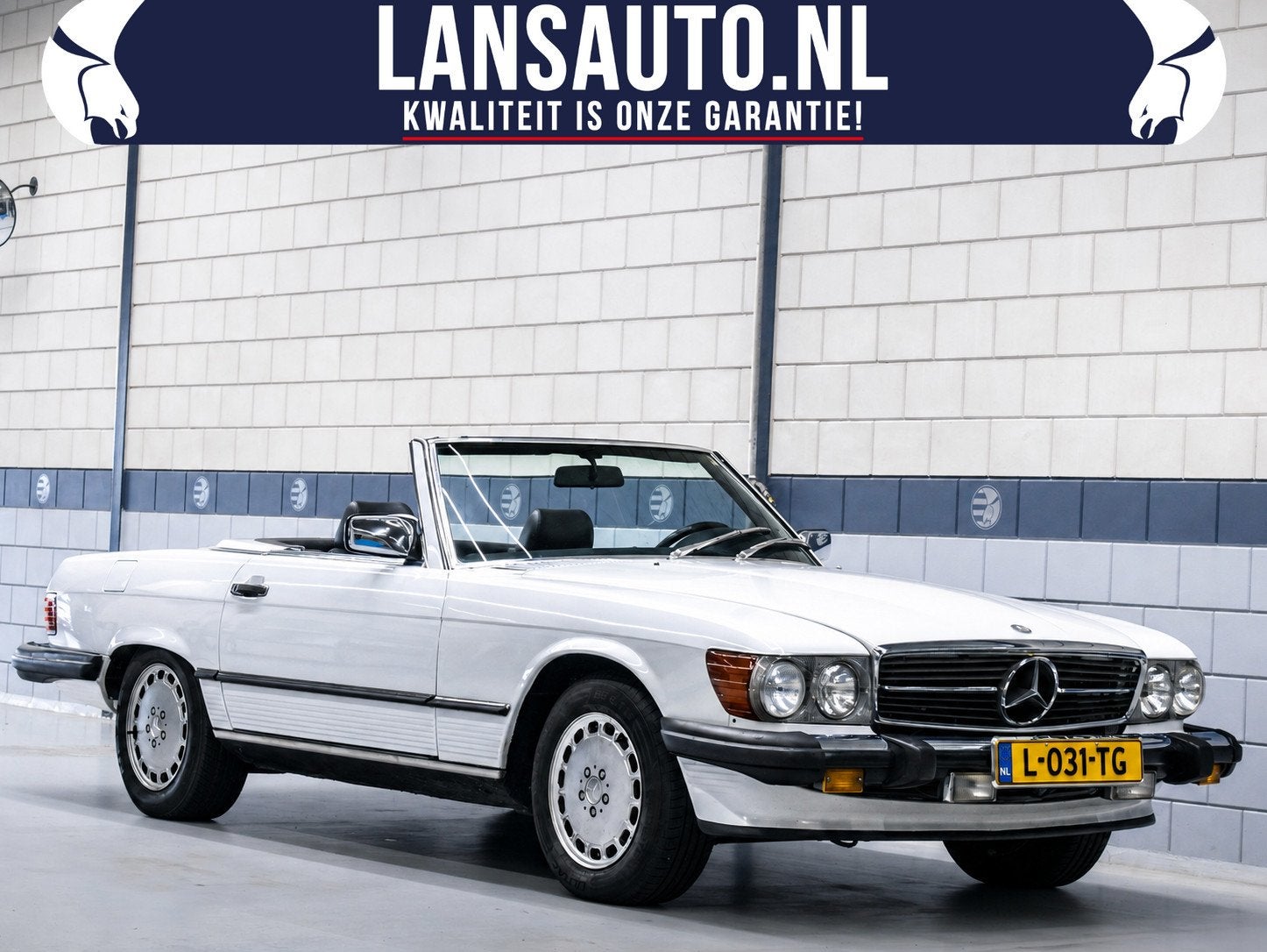 Mercedes-Benz 560SL Cabrio | Gereviseerd (bj 1986), Auto's, Automaat, 228 pk, Wit, Bedrijf