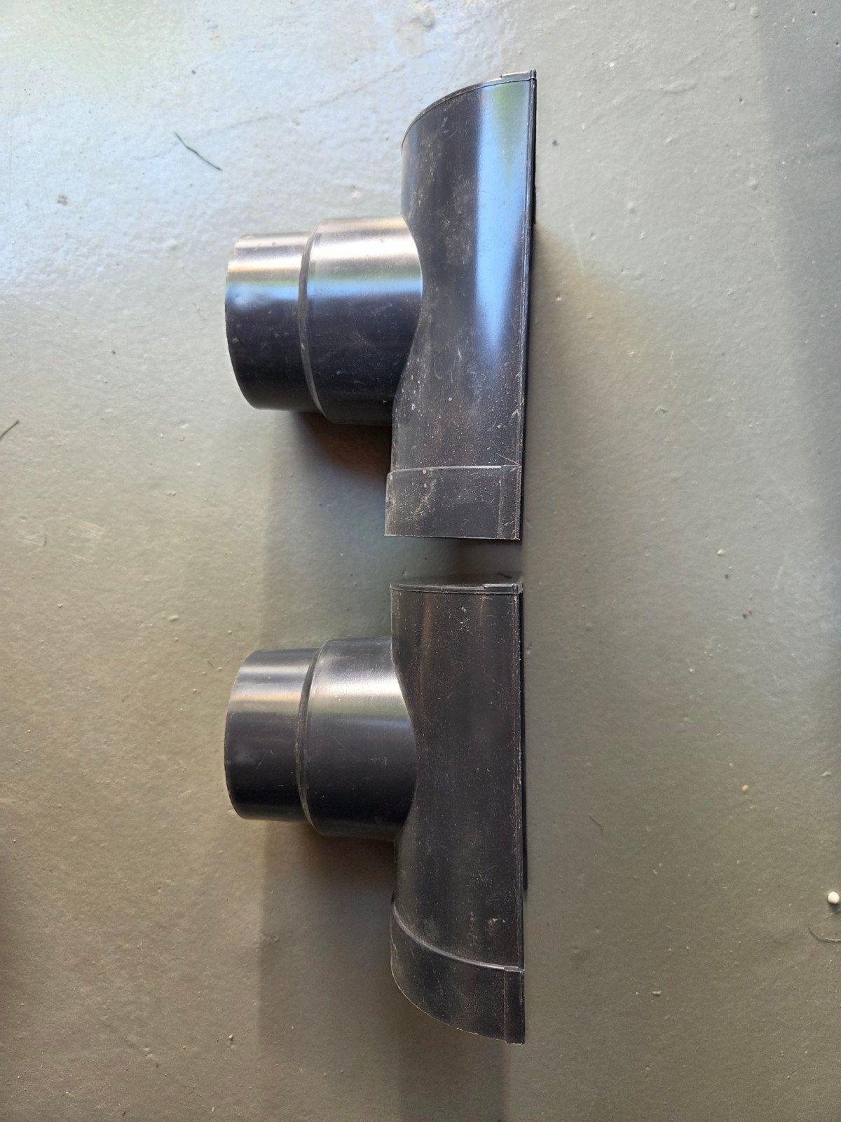 Zwarte PVC dakgootbochten en afvoer, Pvc, 60 tot 80 mm, Nieuw, Ophalen of Verzenden