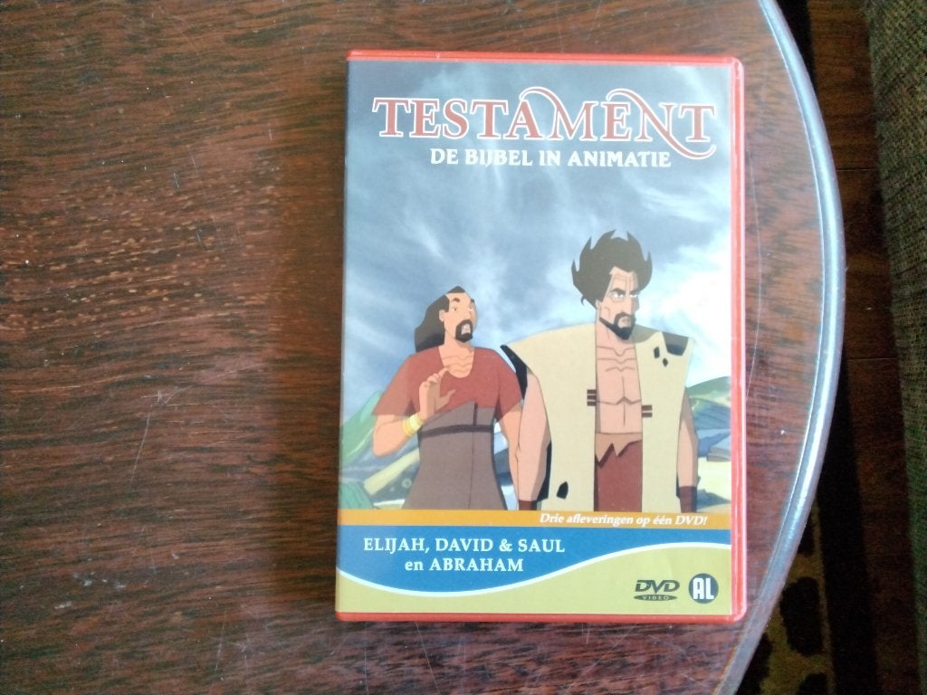 Testament de bijbel in animatie elijah david & saul en abrah, Avontuur, Alle leeftijden, Ophalen of Verzenden, Zo goed als nieuw