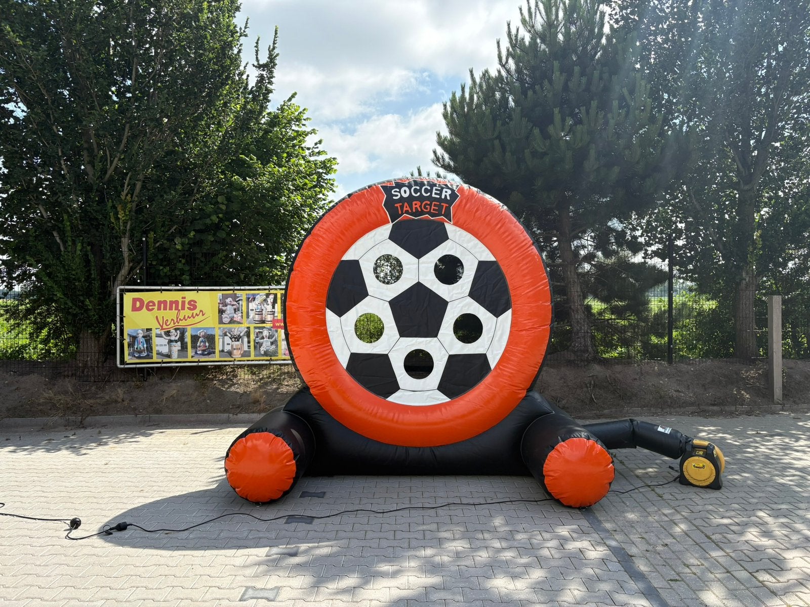 Opblaasbare soccer target te huur, Ophalen, Nieuw, Overige