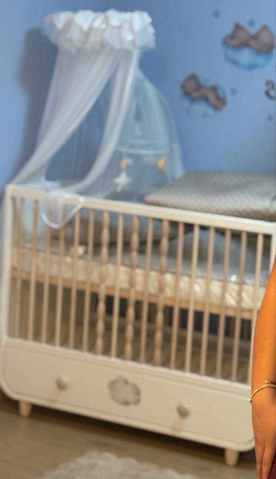 Nieuw babyledikantje - nooit gebruikt, Kinderen en Baby's, Ophalen of Verzenden, Nieuw, Ledikant