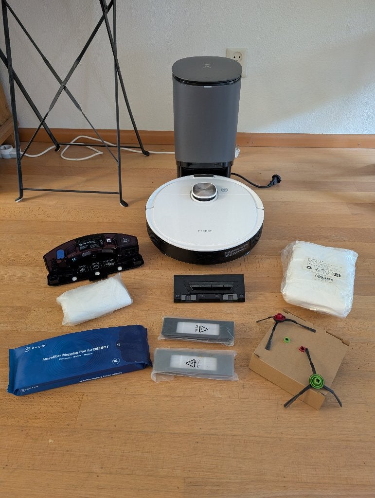 Ecovacs OZMO T8+ Stofzuigrobot, Robotstofzuiger, Minder dan 1200 watt, Bedienbaar via app, Ophalen