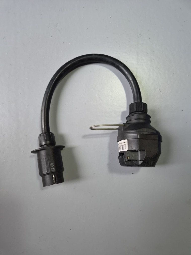 Verloopstekker 7 naar 13 polig Adapter, Caravans en Kamperen, Caravan accessoires, Ophalen of Verzenden, Gebruikt