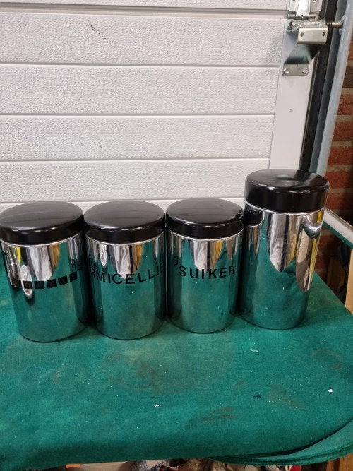 voorraad blikken brabantia vier stuks, Ophalen of Verzenden, 'T Olde Gre-j, Info@toldegrej.nl, Endepoelstraat 20f Didam
