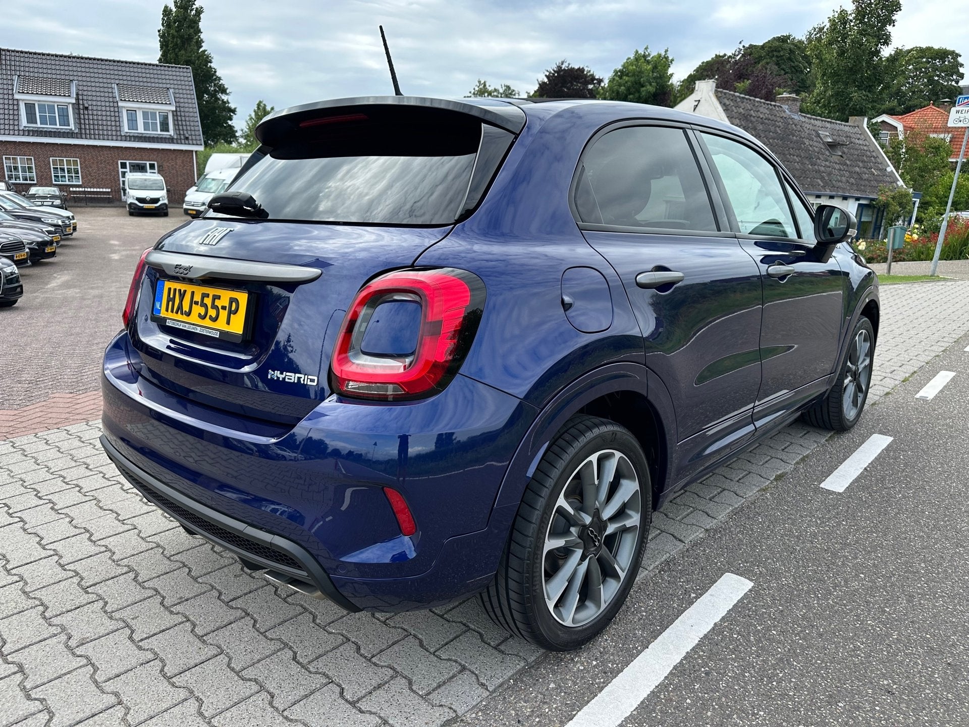 Fiat 500 X 1.5 Hybrid Sport Cabrio, Half Leder, Carplay, Cam, Auto's, 1380 kg, Gebruikt, 4 cilinders, Met garantie (alle)