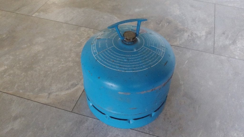 Lege gasfles Campingaz 904, Ophalen, Gebruikt