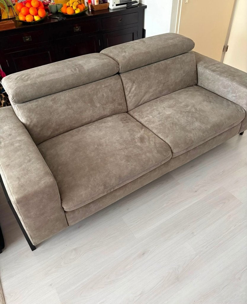 3 zits bank Avalon, Ophalen, 100 tot 125 cm, Driepersoons, Leer