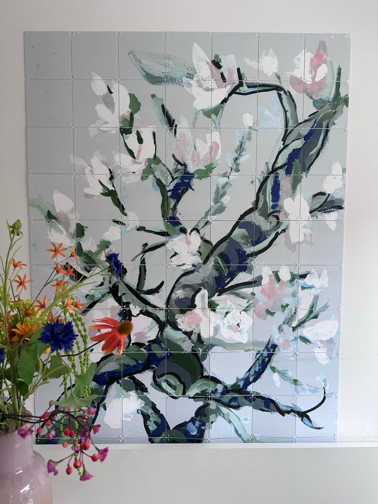 Grote IXXI Almond Blossom I - 140x200 cm, Ophalen, Gebruikt, Meerkleurig, Wandbord of Wandpaneel