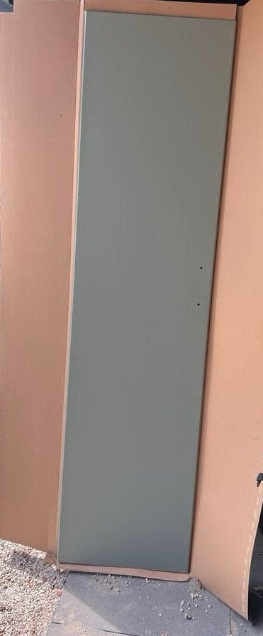 2 IKEA Pax deuren grijsgroen REINSVOLL 50x195 zgan, Ophalen, Overige materialen, 50 tot 100 cm, Zo goed als nieuw