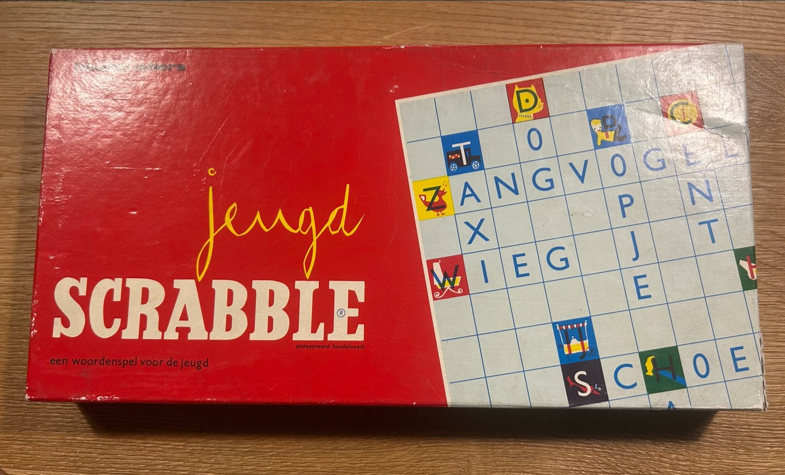 Jeugd Scrabble - Woordspel voor de Jeugd, Drie of vier spelers, Ophalen of Verzenden, Gebruikt