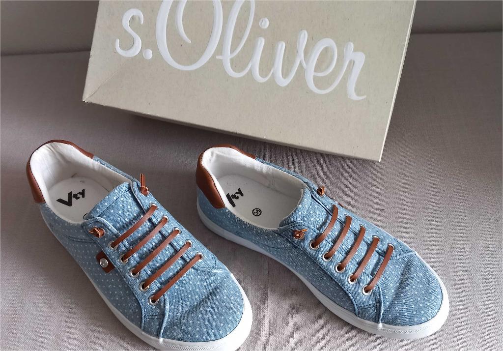 Leuke sportieve gympies, Blauw, Ophalen of Verzenden, Vitality, Sneakers of Gympen