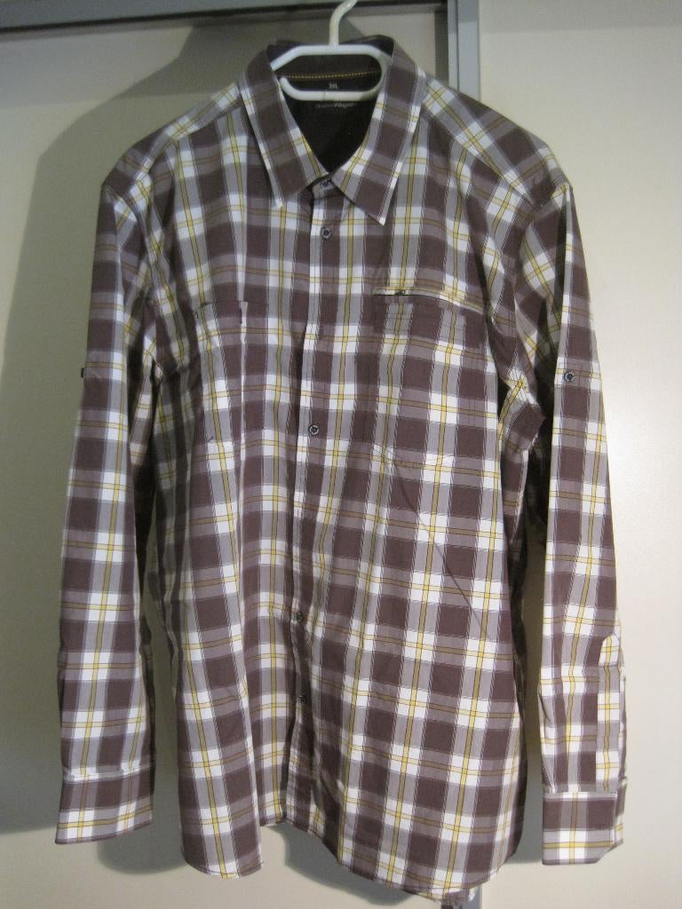 044 - overhemd 3XL van Charles Vögele, Kleding | Heren, Overhemden, Charles Vögele, Bruin, Verzenden, Zo goed als nieuw