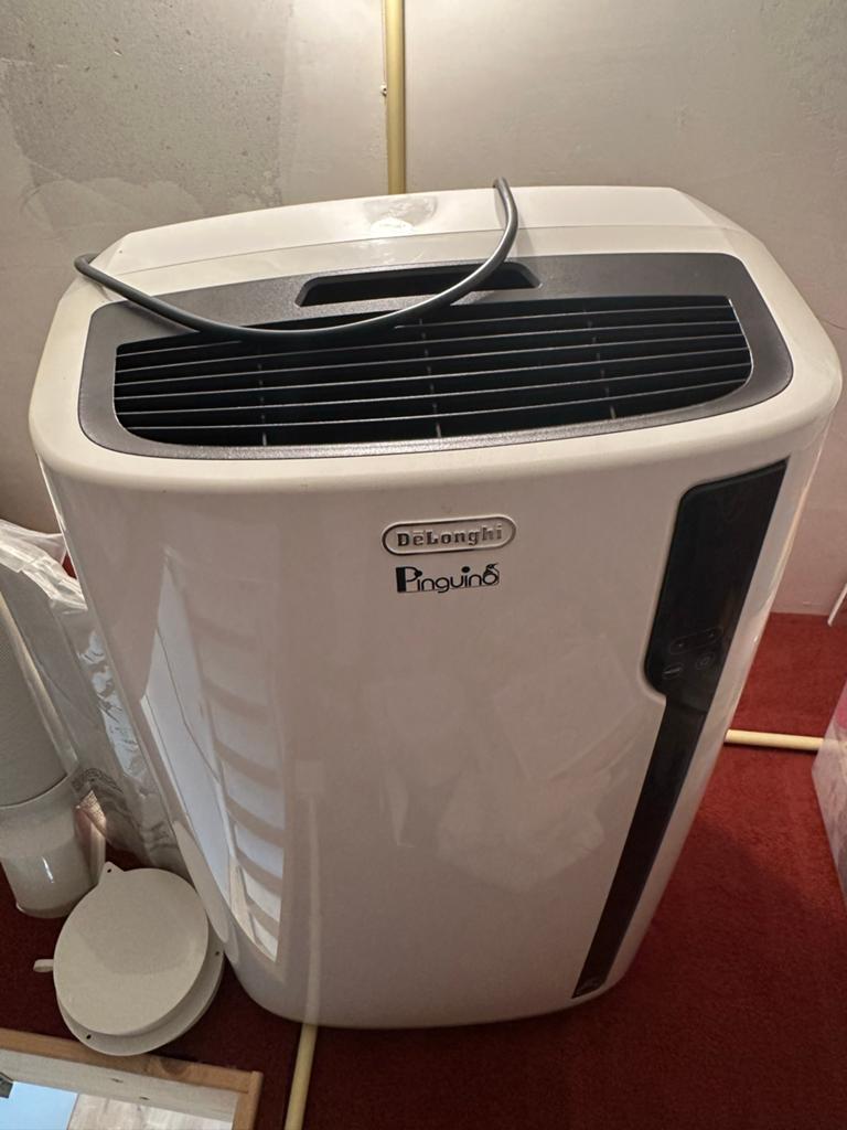 DeLonghi Pinguino Mobiele Airco, Ophalen, Gebruikt, Minder dan 60 m³, 3 snelheden of meer