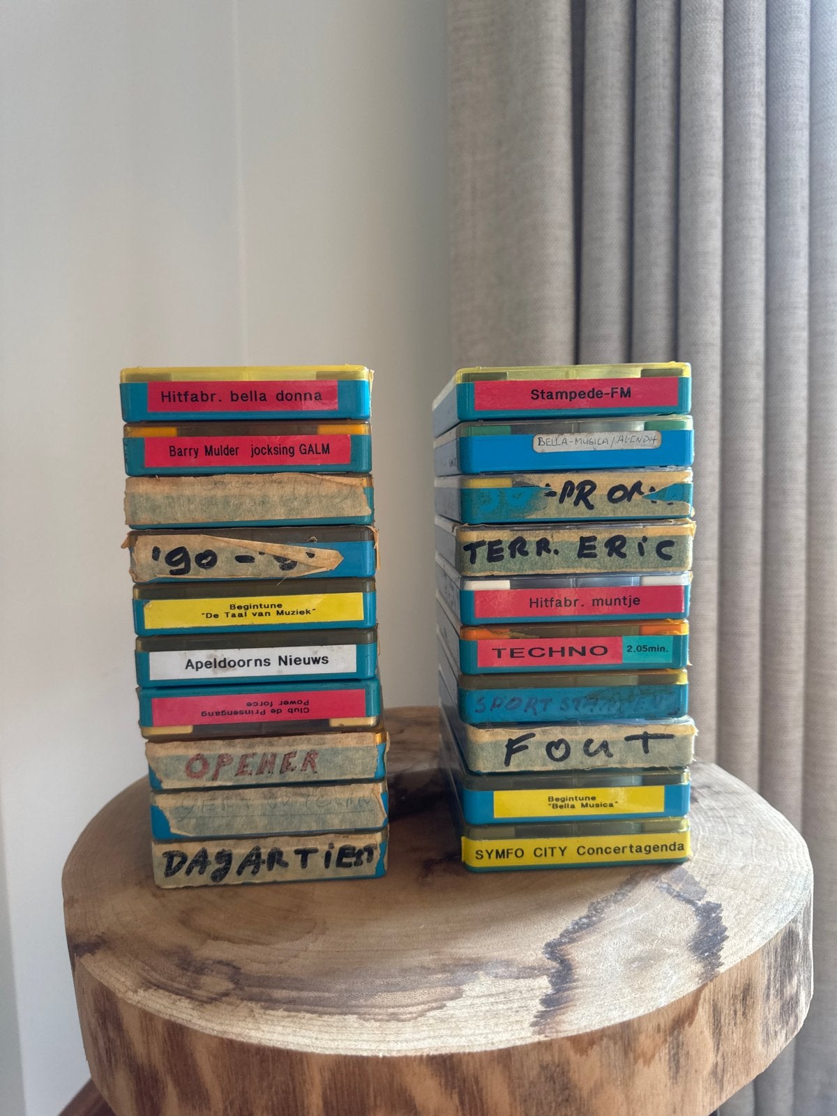 20 gebruikte Sonifex Sapphire Broadcast jingle cartridges, Ophalen of Verzenden, Gebruikt, Overige typen