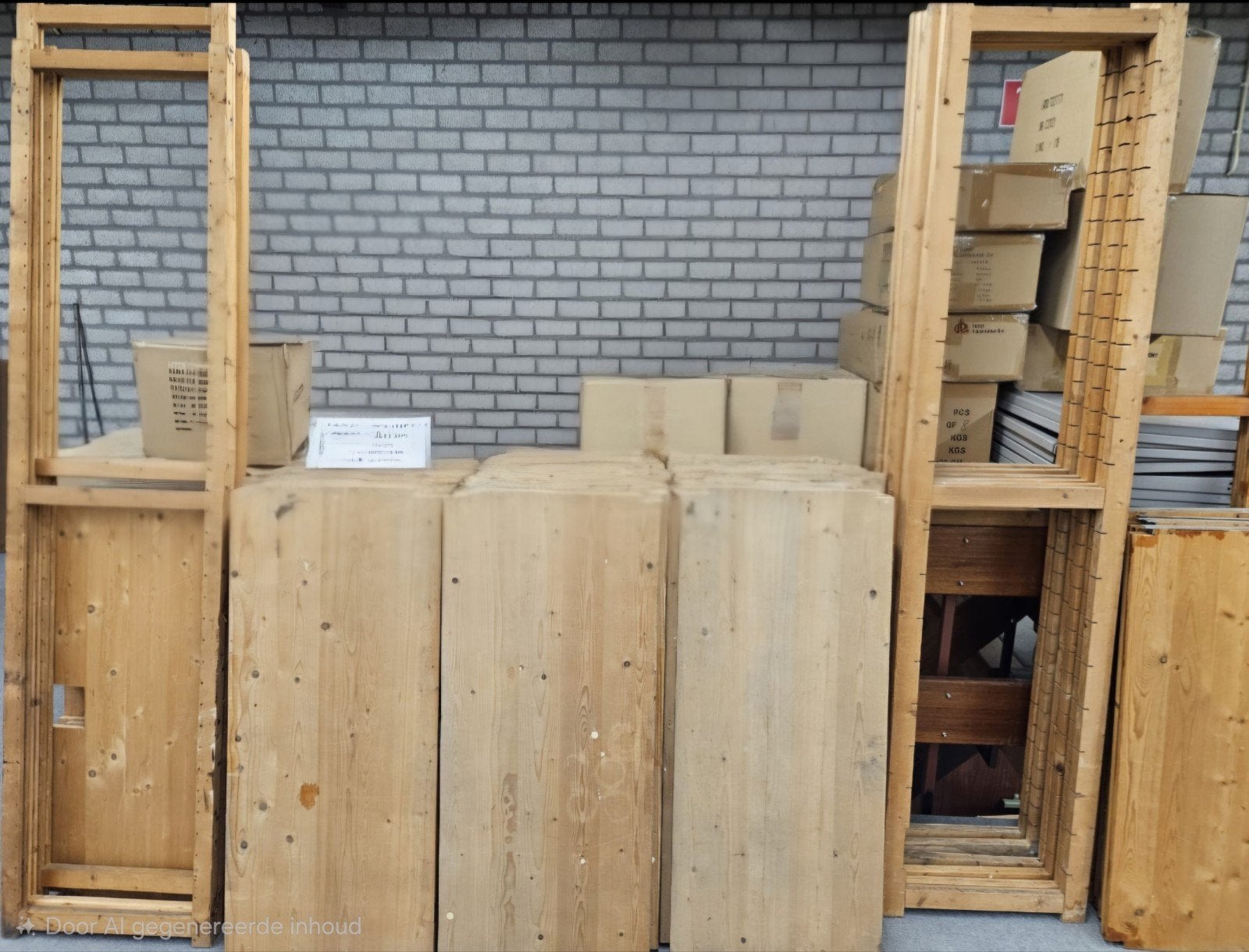 stelling / stellingmateriaal / stellingkast, Ophalen