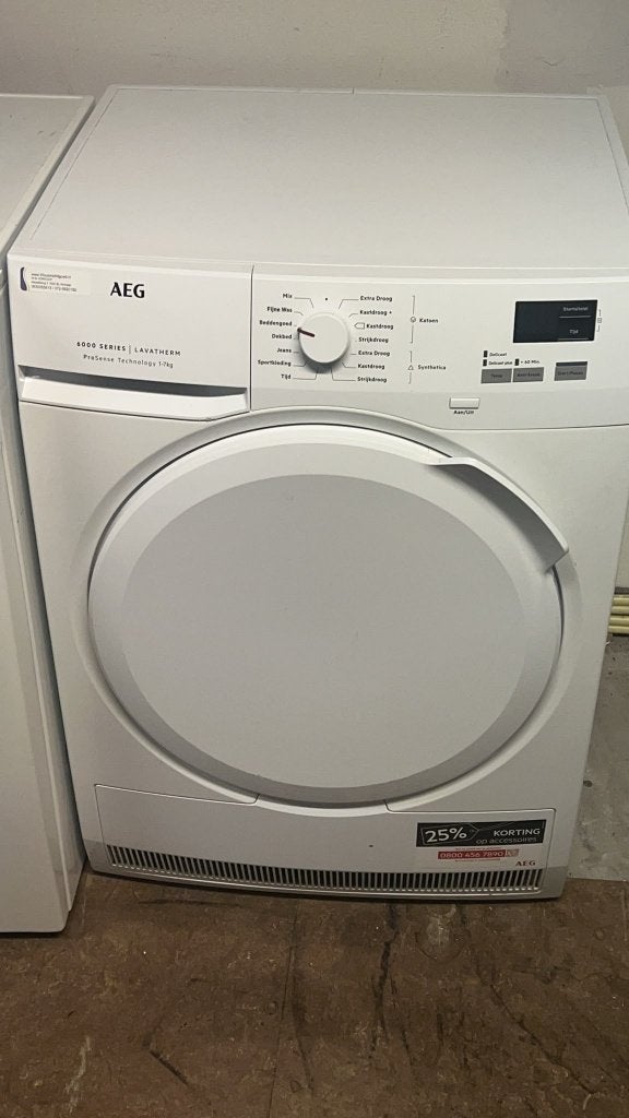 droger, 6 tot 8 kg, Refurbished, Ophalen of Verzenden, Voorlader