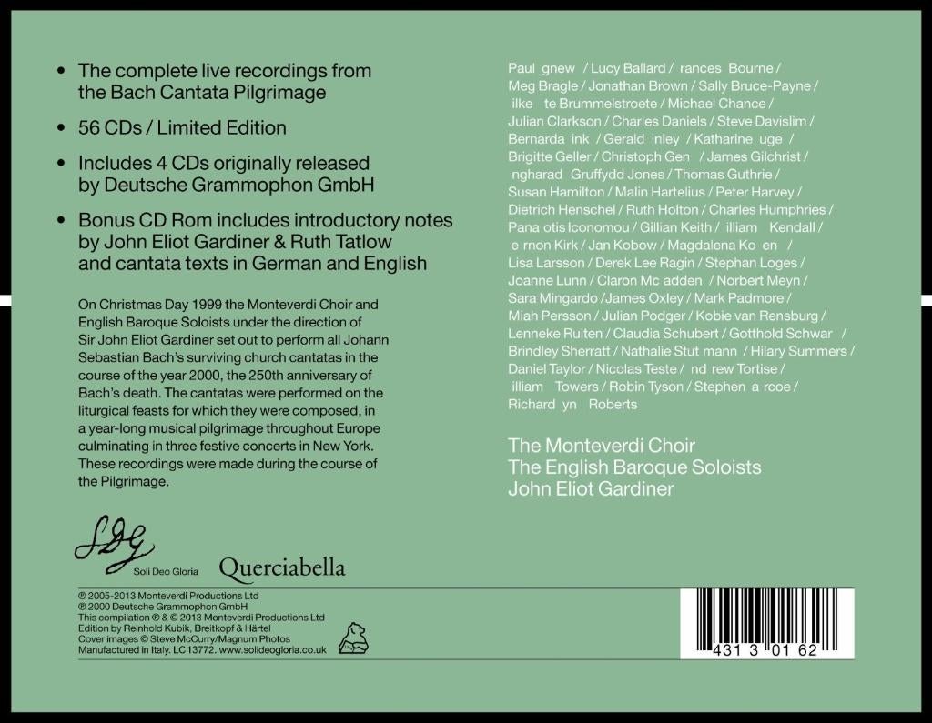 NIEUW 56CD Soli Deo Gloria, Complete Cantatas / Gardiner, Ophalen of Verzenden, Barok, Nieuw in verpakking, Vocaal