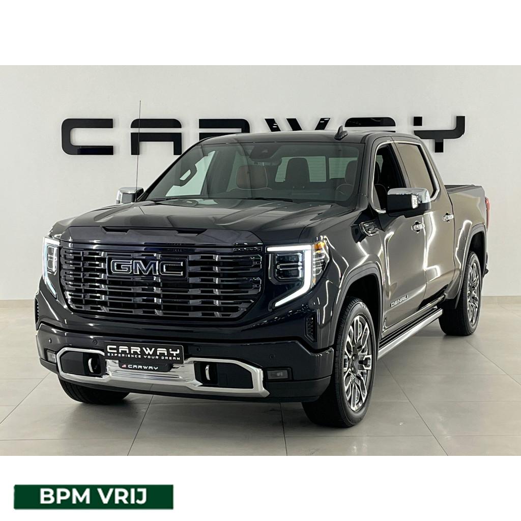 GMC Sierra DENALI 6.2 ULTIMATE MY24 FABRIEKSGARANTIE Multipr, Auto's, Automaat, Gebruikt, 426 pk, Zwart