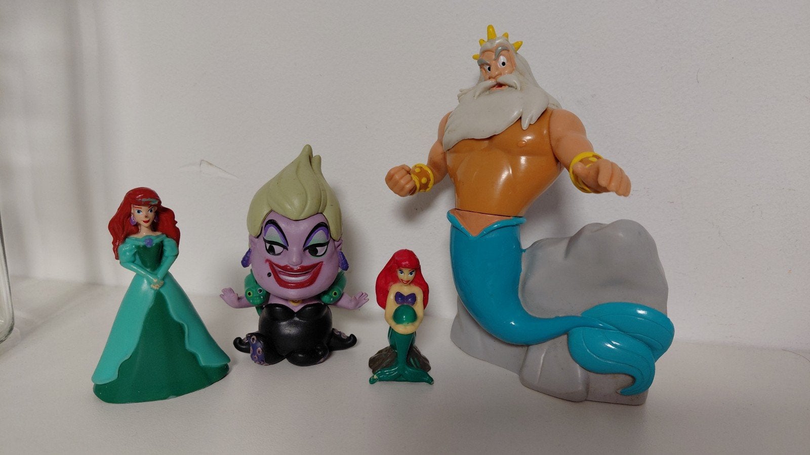 Kleine zeemeermin poppetjes, Ophalen of Verzenden, Zo goed als nieuw