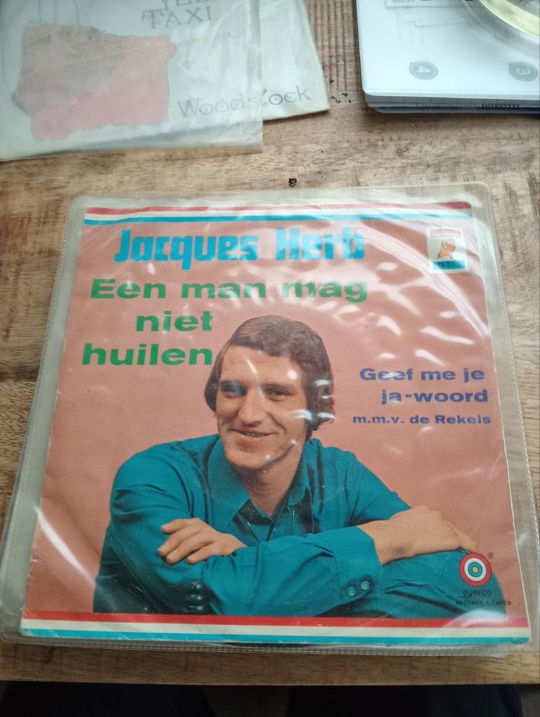 Jacques herb - een man mag niet huilen, Ophalen of Verzenden, Zo goed als nieuw, Overige formaten, Levenslied of Smartlap