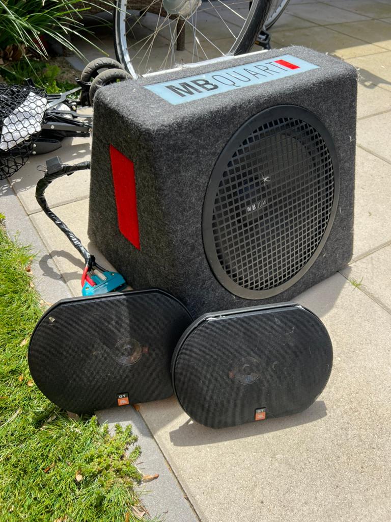 Jbl speakers mb quart subwoofer, Ophalen, Zo goed als nieuw