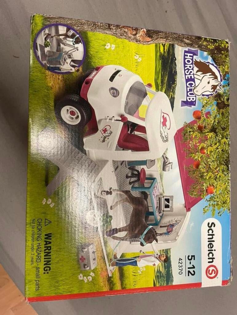 Schleich ambulance set 42370, Ophalen of Verzenden, Gebruikt