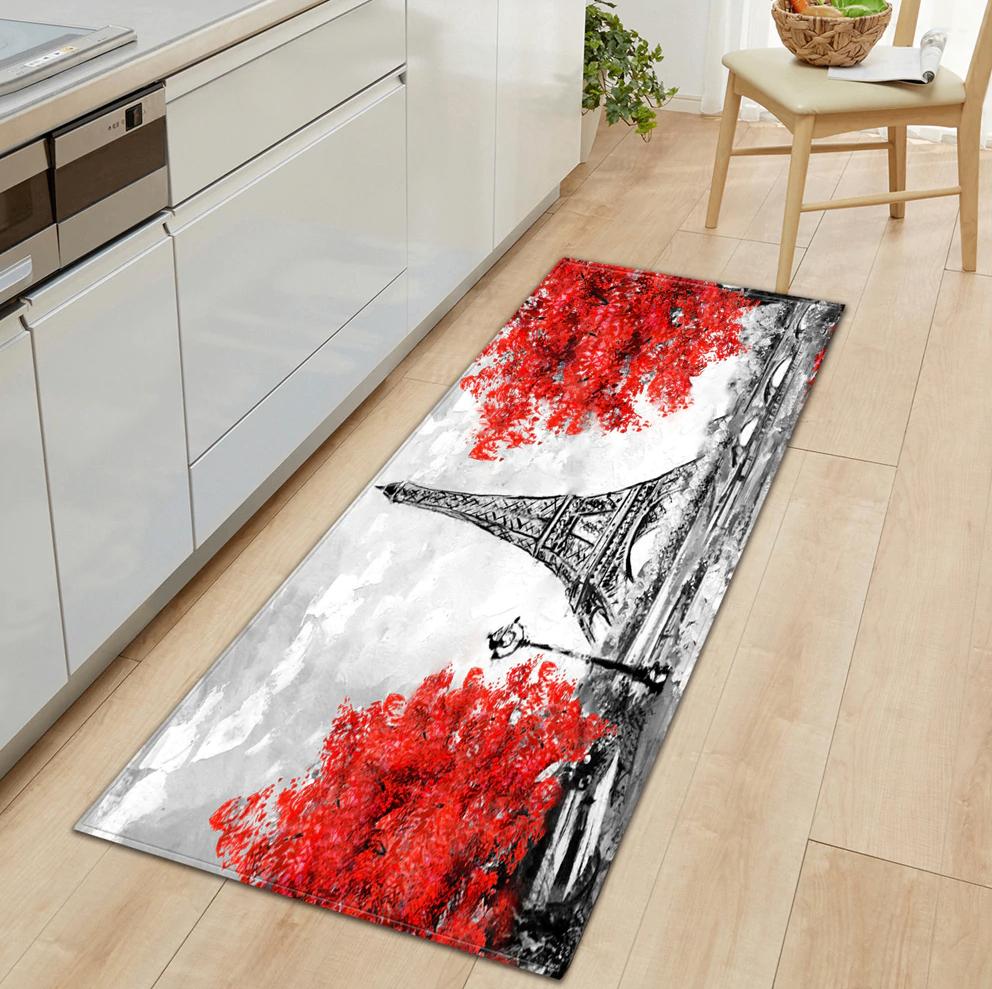 Eiffeltoren Vloerkleed / 3D Kleed Vloermat Mat Anti Slip, Verzenden, Nieuw, Rechthoekig, 150 tot 200 cm