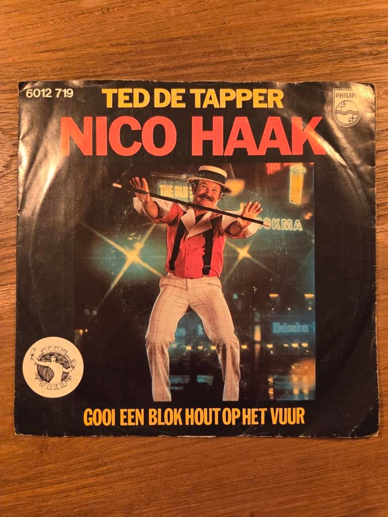 Nico Haak - Ted de tapper, Gebruikt, 7 inch, Single, Ophalen of Verzenden