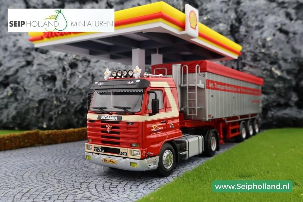 WSI Jac van T kruis Scania 3 seire 4x2 tipper volume, Hobby en Vrije tijd, Modelauto's | 1:50, Info@seipholland.nl, Nieuw, Ophalen of Verzenden