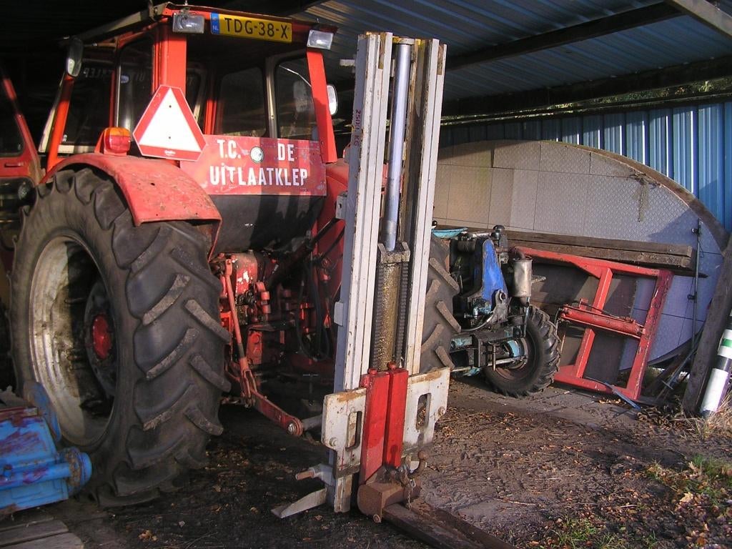pallet hefmast voor achter tractor, Doe-het-zelf en Verbouw, Ophalen, Gebruikt