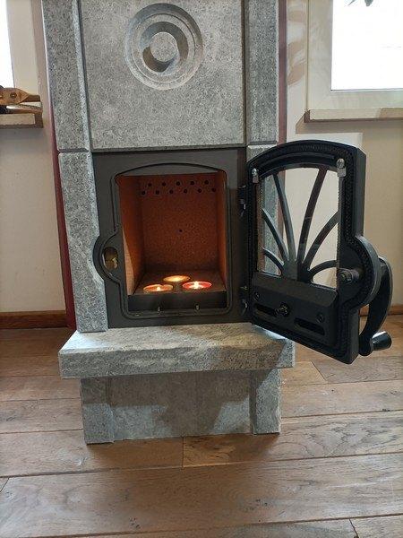 Norsk kleber Otta 103 speksteenkachel houtkachel, Huis en Inrichting, Kachels, Ophalen, Vrijstaand, Hout, Nieuw