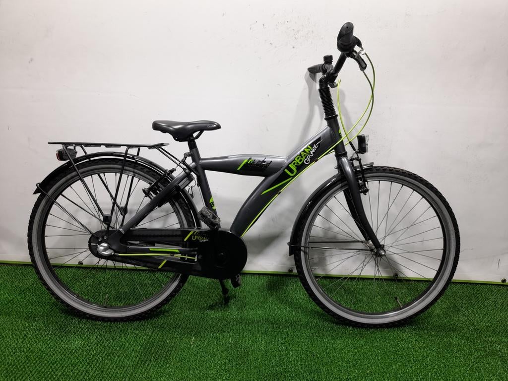 Bike fun jongens fiets 24 inch urban grunge 3v, Ophalen, Gebruikt