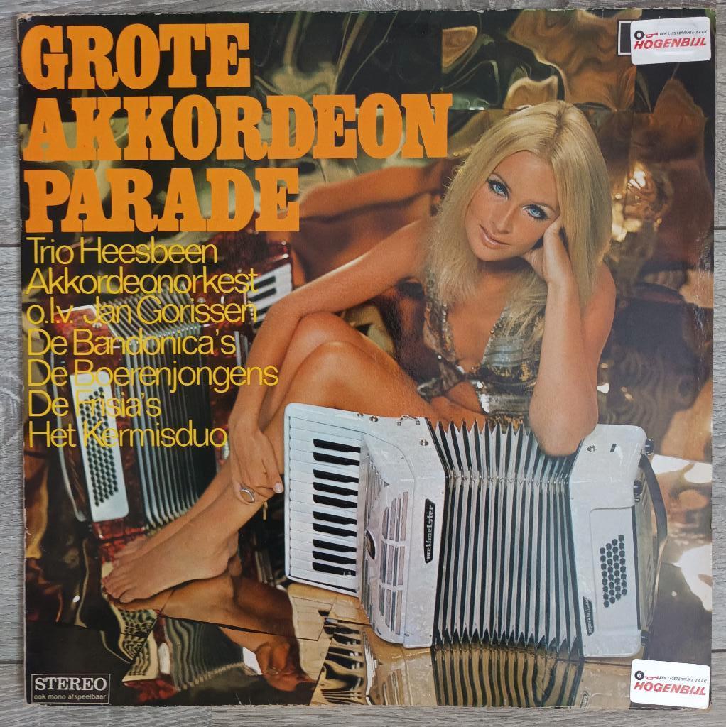Grote Accordeon Parade  (LP), Cd's en Dvd's, Vinyl | Nederlandstalig, Ophalen of Verzenden, Zo goed als nieuw, Overige formaten