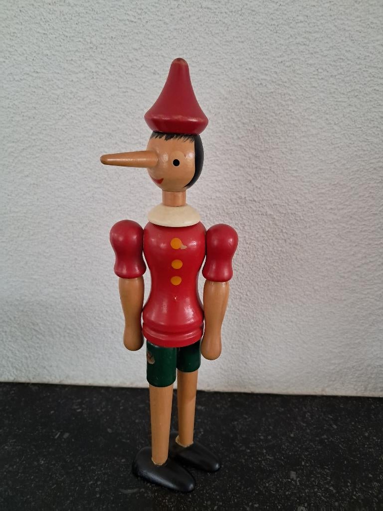 Vintage houten Pinokkio, Ophalen of Verzenden