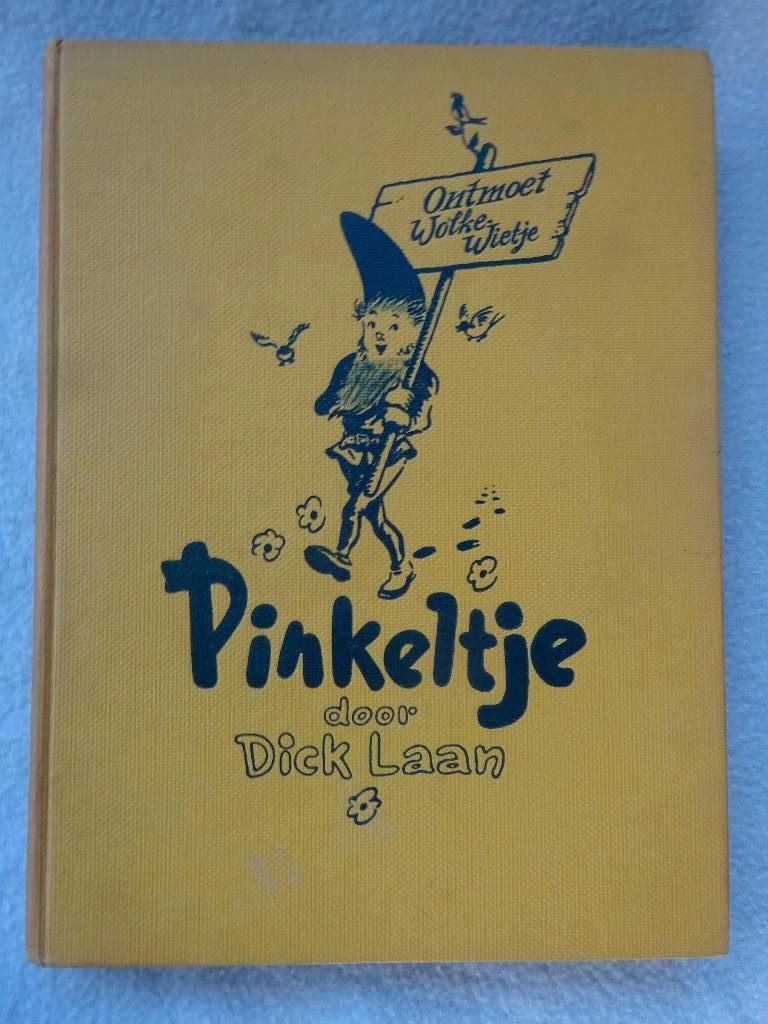 Twee oude Pinkeltje boeken, Gelezen, Dick Laan, Ophalen of Verzenden, Sprookjes