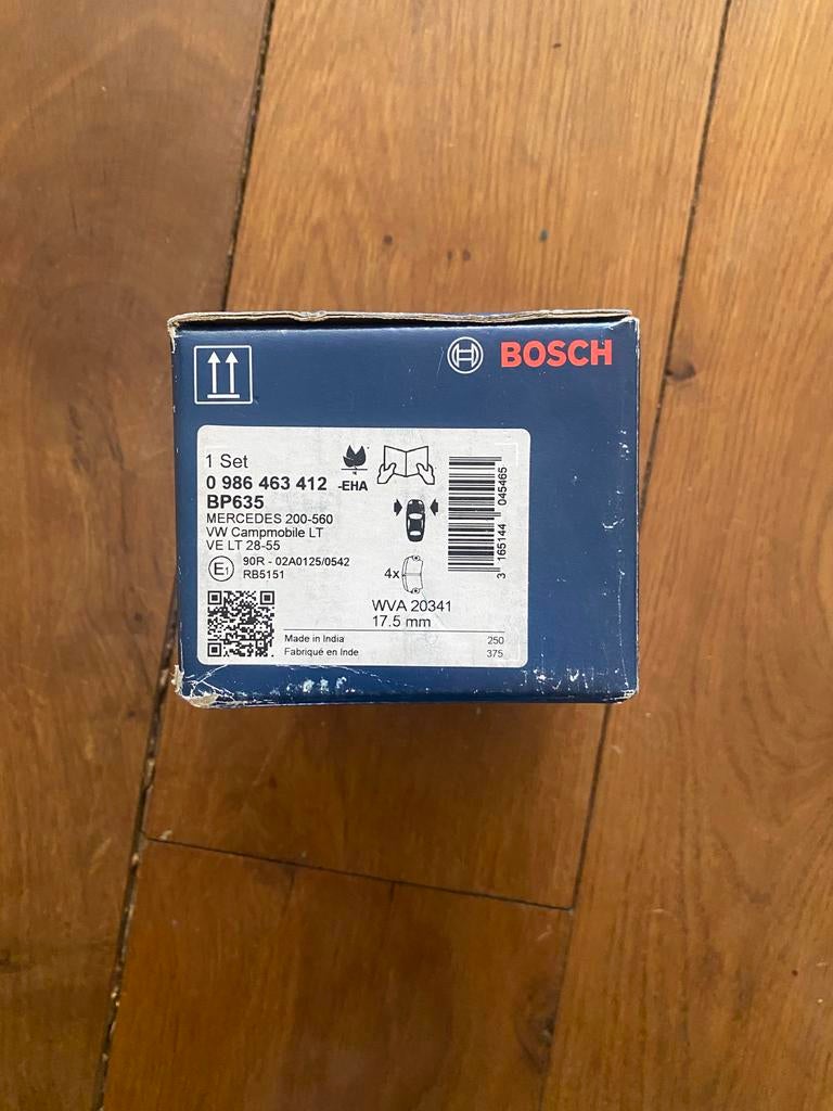 Nieuwe Bosch Remblokken Mercedes/VW Campmobile LT, Ophalen of Verzenden, Nieuw, Mercedes-Benz