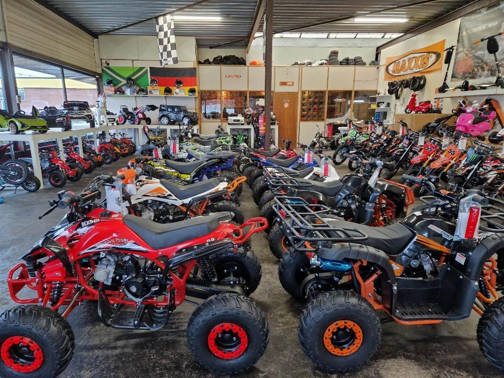 KXD PRO KINDERQUAD ELEKTRISCHE QUAD MINIQUAD PITBIKE CROSS ., 125 cc, 11 kW of minder, 1 cilinder