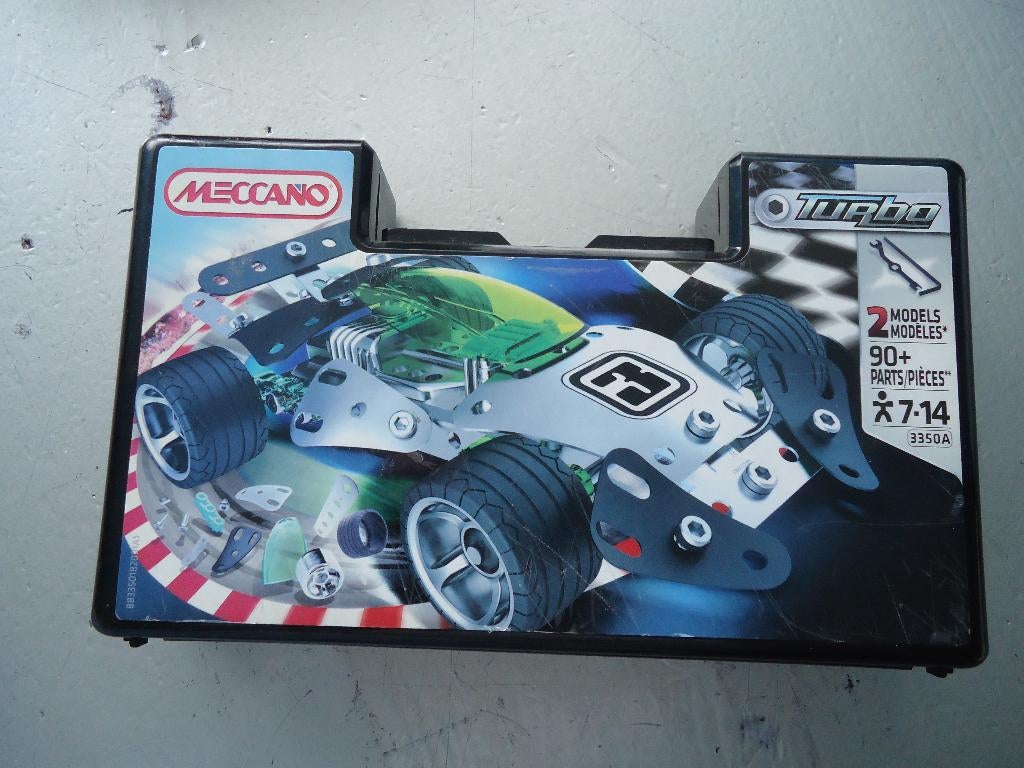 meccano koffertje met inhoud, Ophalen of Verzenden, Zo goed als nieuw