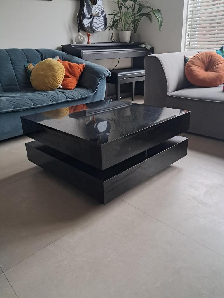 Salontafel 75x75 modern, Huis en Inrichting, Tafels | Salontafels, Ophalen, 100 tot 150 cm, Vierkant, 50 tot 100 cm