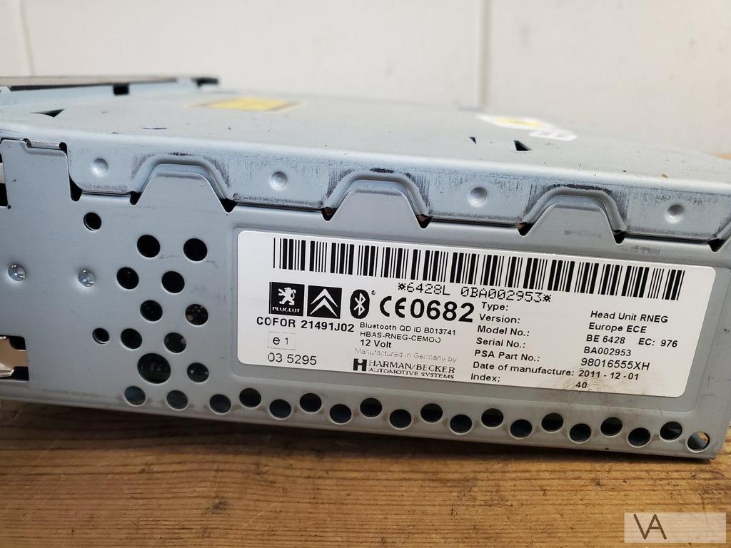 Peugeot 308 2008 - 2013 radio navigatie rneg 98016555xh €100, Gebruikt, -, -, Ophalen of Verzenden