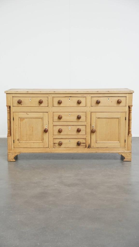 Antiek Engels dressoir/ side table/ balie/ kookeiland, Antiek en Kunst, Ophalen
