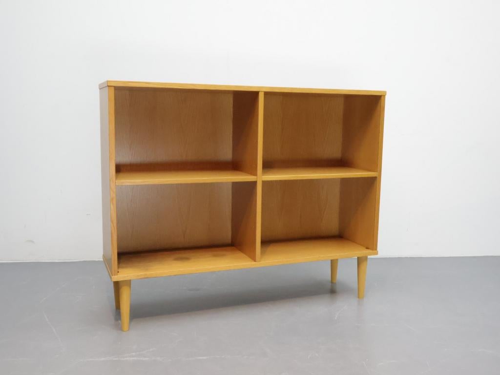 Vintage boekenkast | Blond eiken | Deens, Ophalen, Met plank(en), Gebruikt, .
